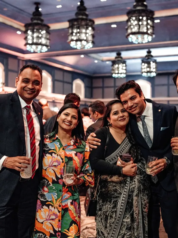 Industry leaders connecting over drinks at a WV Connect evening