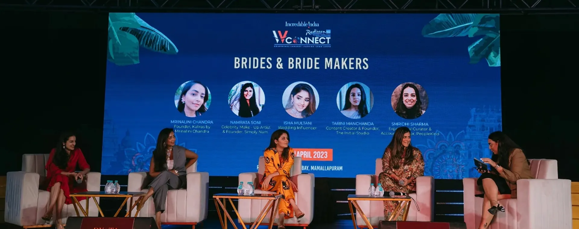 The Brides & Bride Makers panel on the WV Connect stage